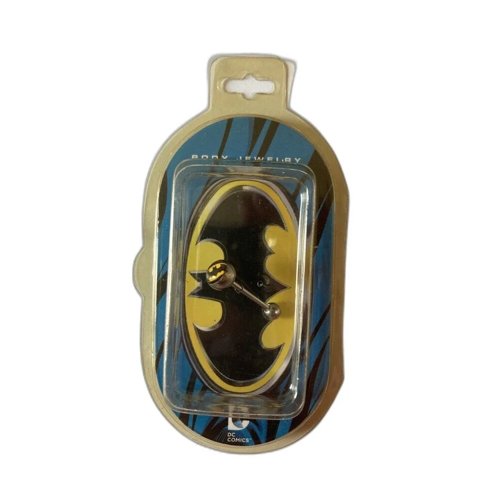 Batman Dome Tongue Ring DC Comics Licensed Body Jewelry